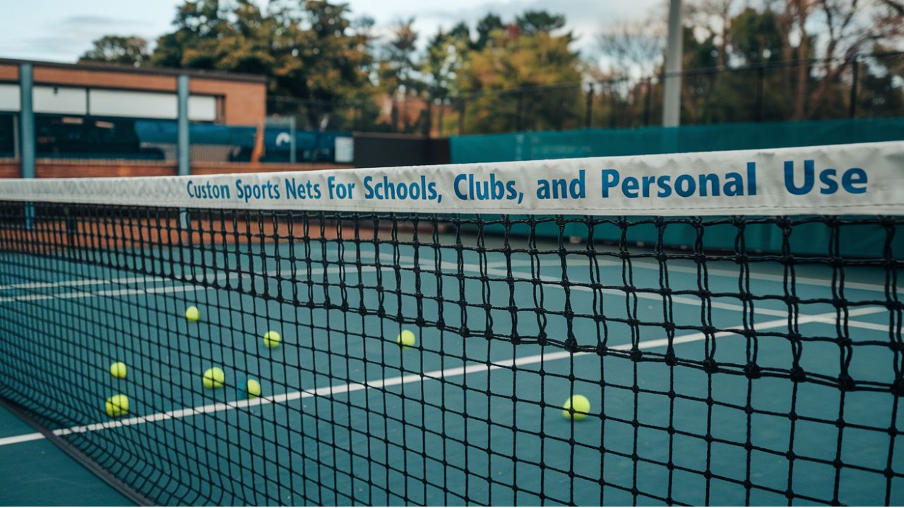 Custom Sports Nets for Schools, Clubs, and Personal Use