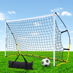 Portable Football Net for Travel-Friendly Training