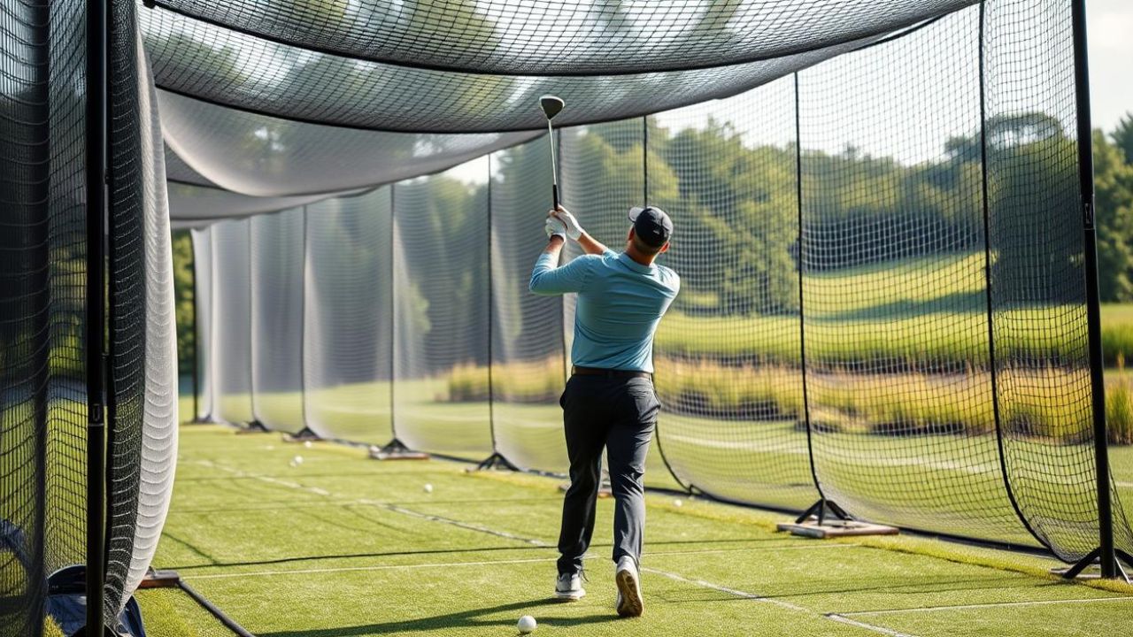 Perfezionare il suo swing: Reti di allenamento professionali per il golf