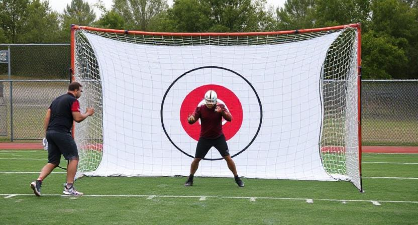 football training target net